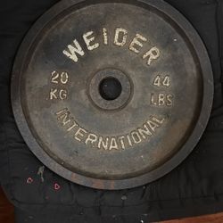 Single 44lb Weight Plate