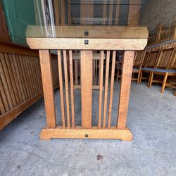 LARGE glass top table