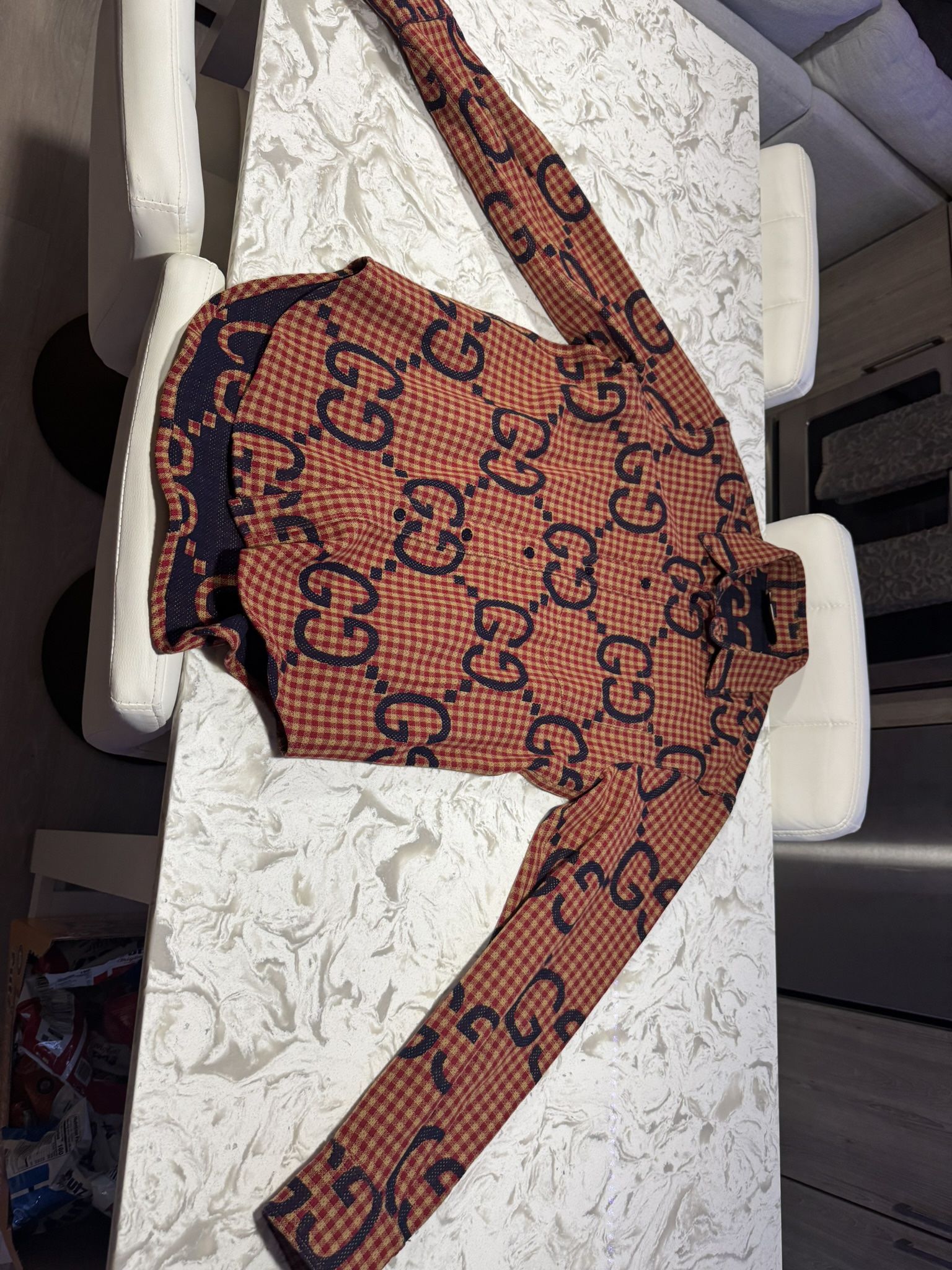 Gucci Jumbo GG Wool Shirt