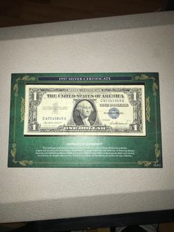 $1 silver certificate