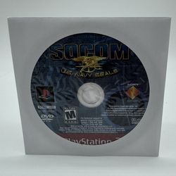 SOCOM: U.S. Navy SEALS (Sony PlayStation 2, 2002) Disc Only Tested