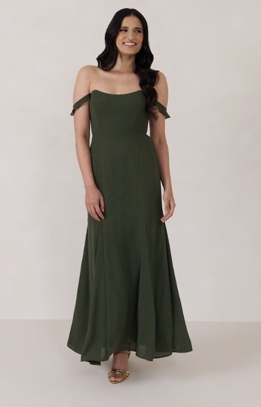 Bedford Park & Fifth Bridesmaid Dress- Olive Green Bedford Park & Fifth Bridesmaid Dress- Olive Green