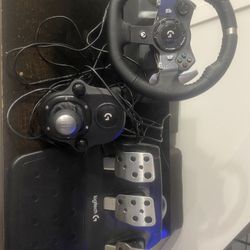 steering wheel gearbox and pedal