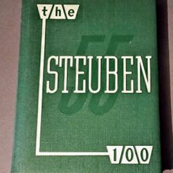 1955 Steubenville Ohio Wells High School Yearbook Steuben Vintage Collectible Original 