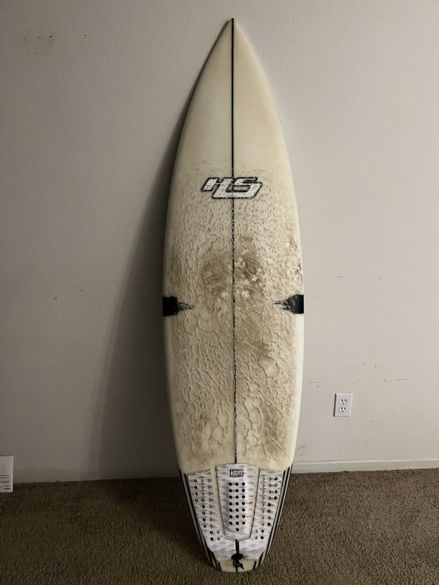 6’1” Hayden Shapes White Noize Thruster Surfboard