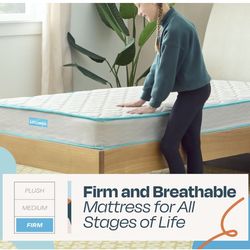 6” Linenspa Mattress - Spring with Foam layer Full size