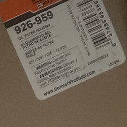 Aluminum  Oil Filter Housing,Dodge,Chrysler,Jeep,Ram,Volkswagen 