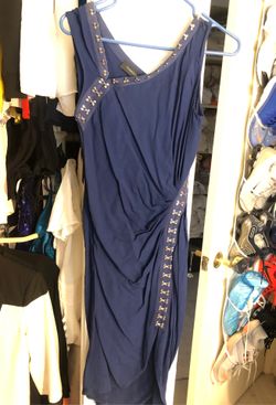 Blue thakon dress