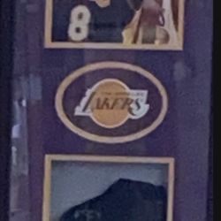 Lakers Rookie 8 Kobe Bryant Autograph Baby Shoe