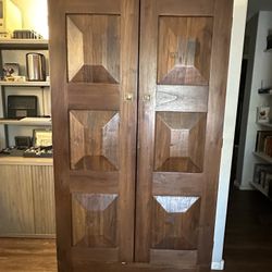 Chocolate Brown Bookcase Cabinet