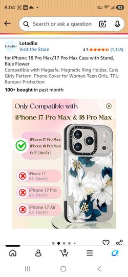 iPhone 18 Pro Max/17 Pro Max Case