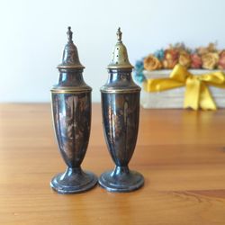 1847 Rogers Bros Silver Plated Silhouette Salt and Pepper Shaker
