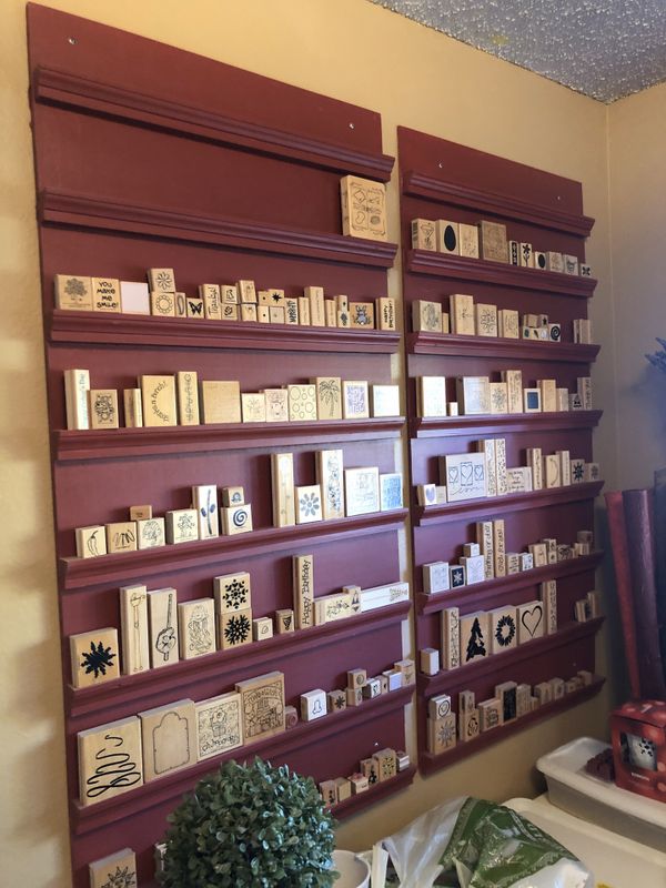 Rubber Stamp Wood Shelf for Sale in Everett, WA OfferUp