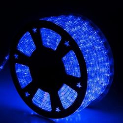 100Ft Blue LED Rope Lights
