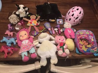 Baby girl toy lot