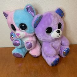 ZURU Coco Surprise Plushies (Mitzy & Fizzy) - Tags attached!