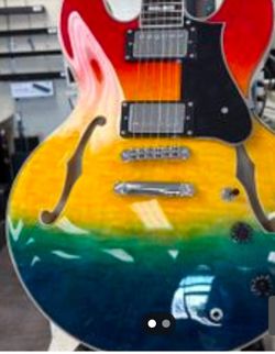 Firefly multi color semi hollow