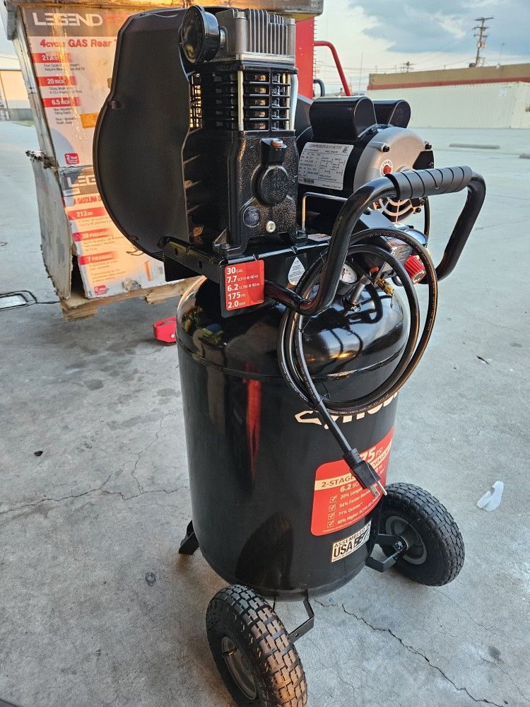 Husky30 Gal. 175 PSI Oil Lubed BeltDrive Portable Vertical Electric AirCompressor