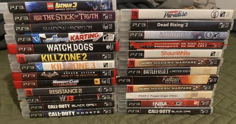 PS3 GAMES Read Description