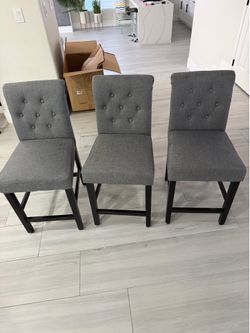 Gray Bar stool