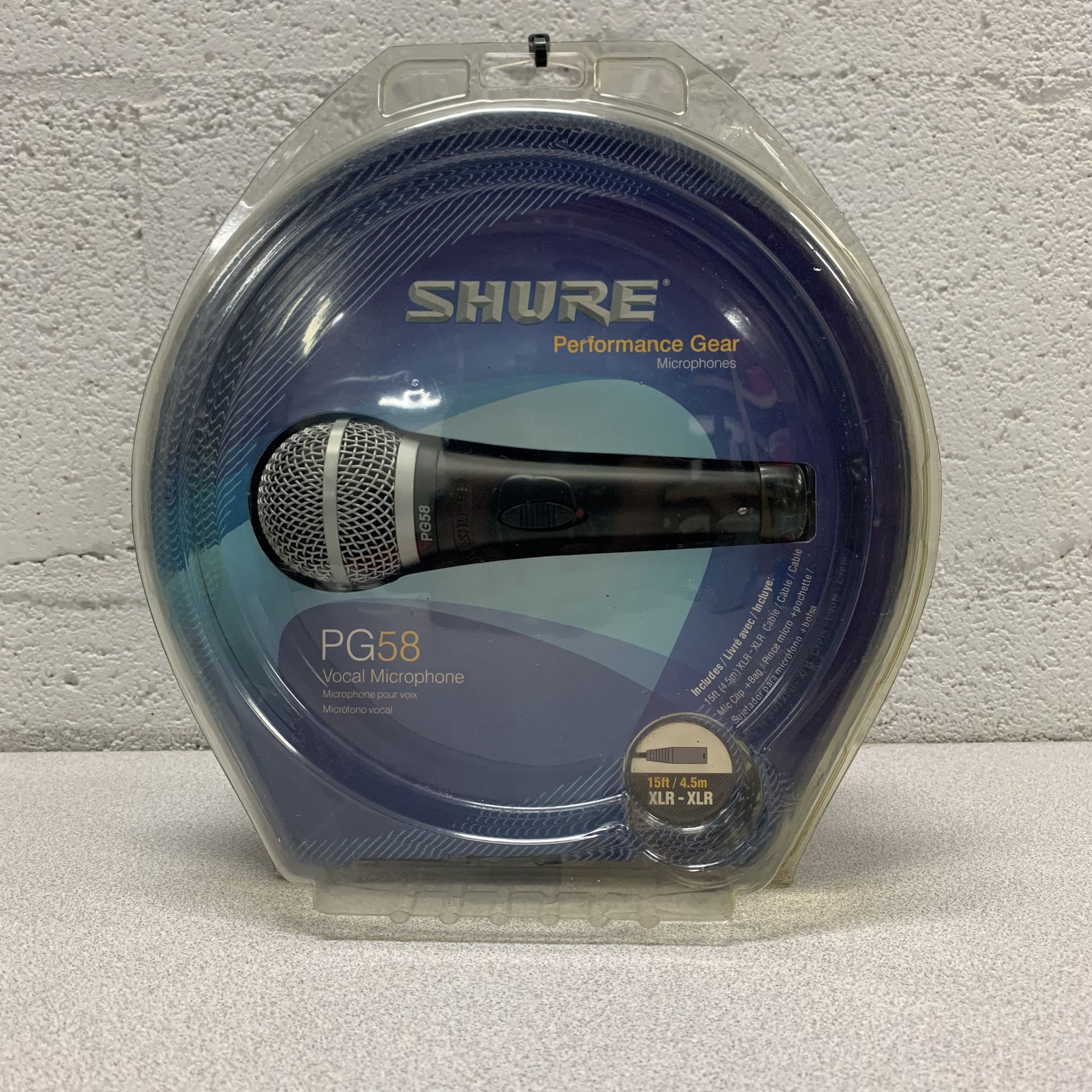 SHURE PG58 VOCAL MICROPHONE. NO LOWBALLERS NO TRADES IN-STORE PICK-UP ONLY