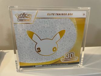 30th Anniversary Elite Trainer Box Acrylic Display