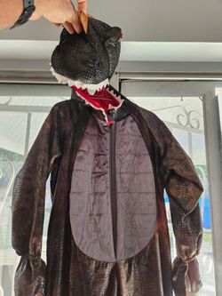 Dinosaur costume size 5. T. Pet , smoke and peat free home