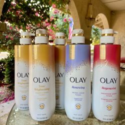 Olay Nourishing Body Wash for women; Tone Brightening with Vitamin C; Renewing with Retinol Serum; or Age Defying with Niacinamide; 20 oz. New