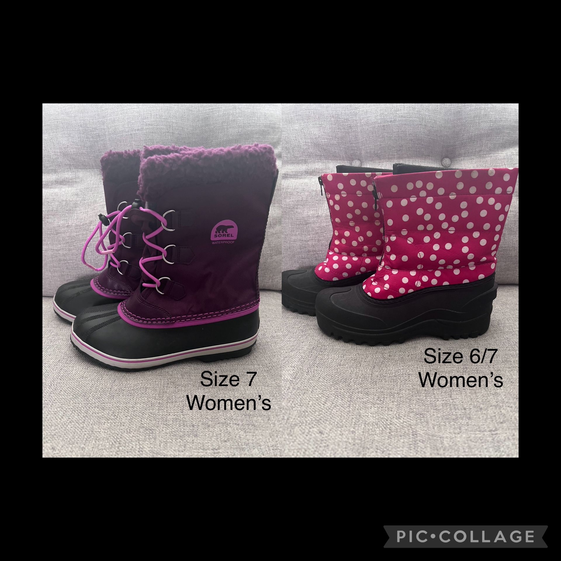 Women’s Snow Boots Size 6/7, 7