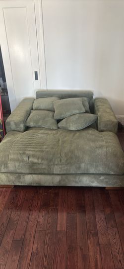 Hokku Designs Stigler Upholstered Chaise Lounge Couch