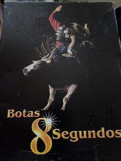 Botas 8 Segundos Leather Cowboy Boots