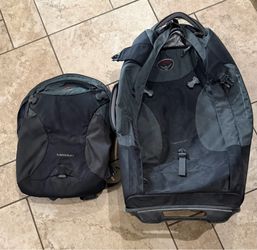 Osprey Meridian 75L 28” Wheeled Travel Backpack Roller Luggage w/ Daypack