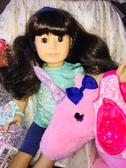 Beautiful American girl doll Samantha with lots extra