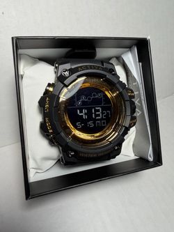 Invicta Activa Digital Sport Watch Black and Gold