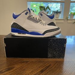 Jordan 3 Racer Blue - Size 12