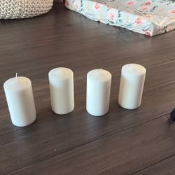 Pillar Candles Unused -Wedding 