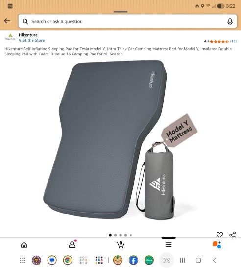 Hikenture Self Inflating Sleeping Pad 