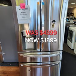 23 Cu. Ft. Smart Wifi Enabled Counter Depth Refrigerator With Craft Ice Maker