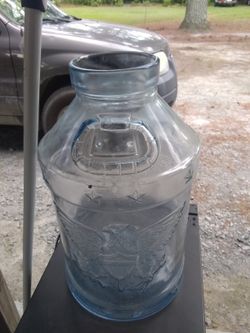 Old glass jar