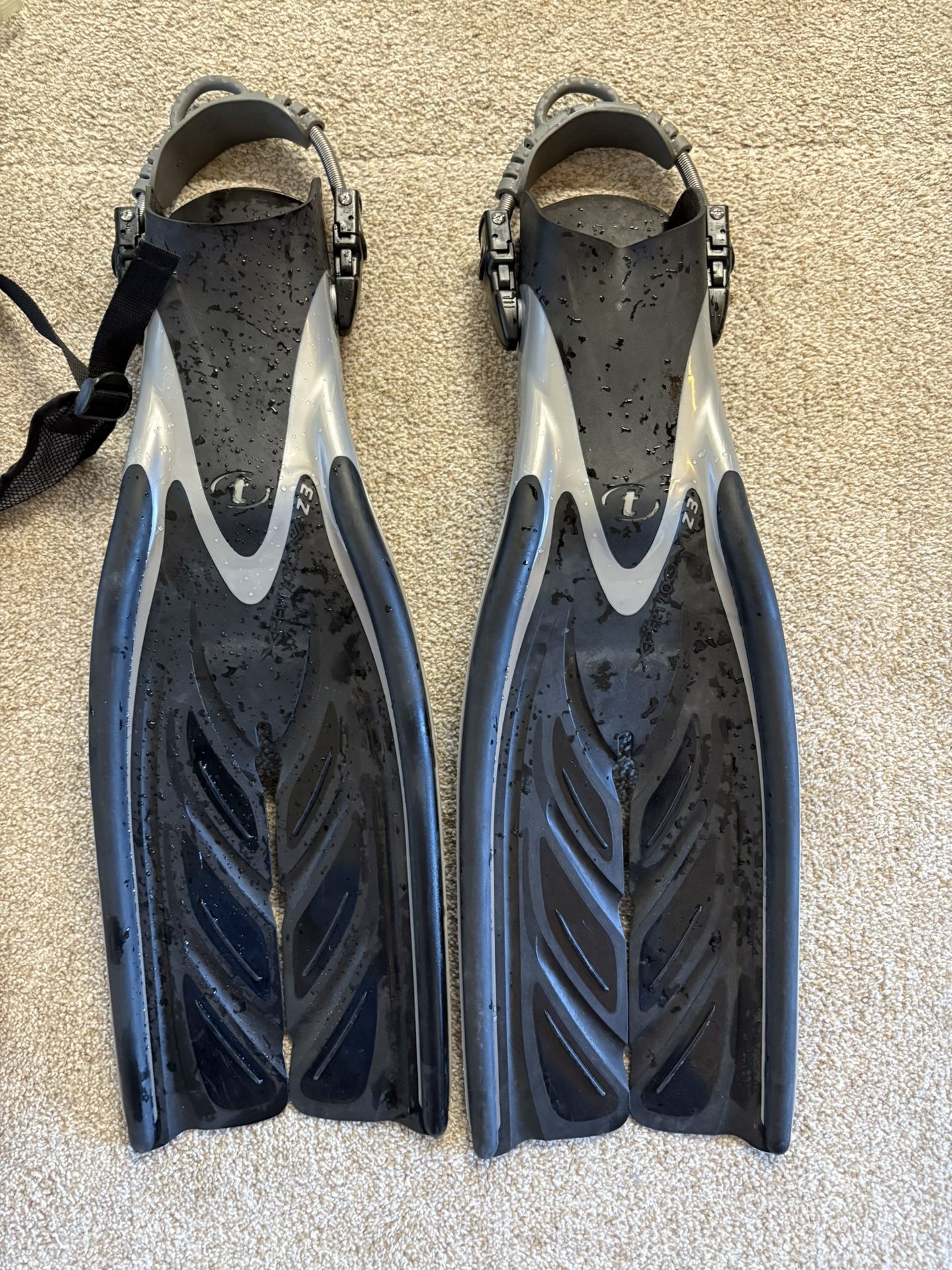 XL Spring Heal Dive Fins