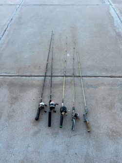 Vintage fishing poles, boxes, lures, more (Read description!)