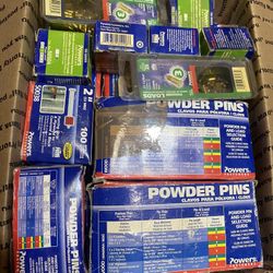 Fastener Gun Nails/anchors Lot