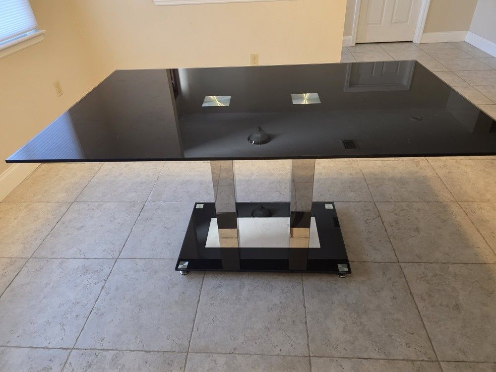 Modern Glass Dining Table