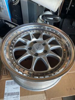 Blitz 01 wheels w/ tires! 235/40/17 Kenda Uhp Summer tires! Civic si s2000 not spoon volk mugen SSR