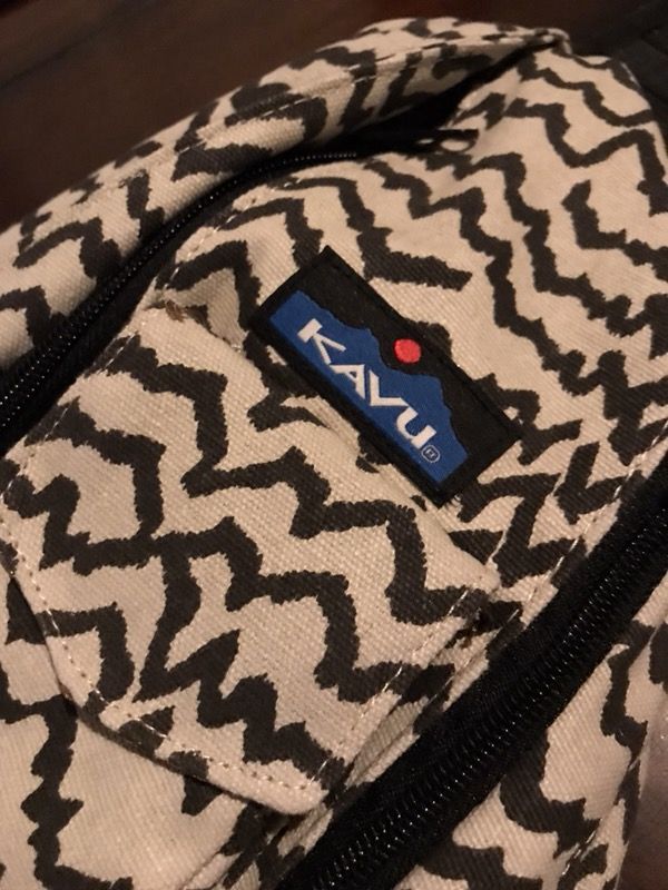 Kavu Rope Sling Bag - Natural Beats print