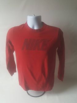 Nike boys red long sleeve t-shirt size L