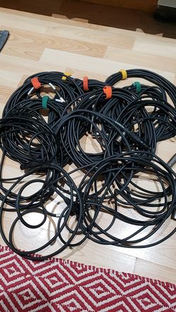 12 microphone cables