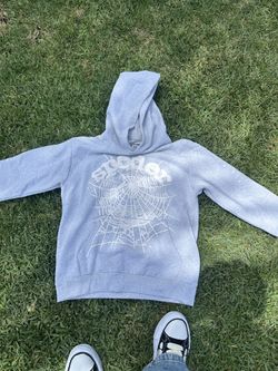 Grey Sp5der hoodie