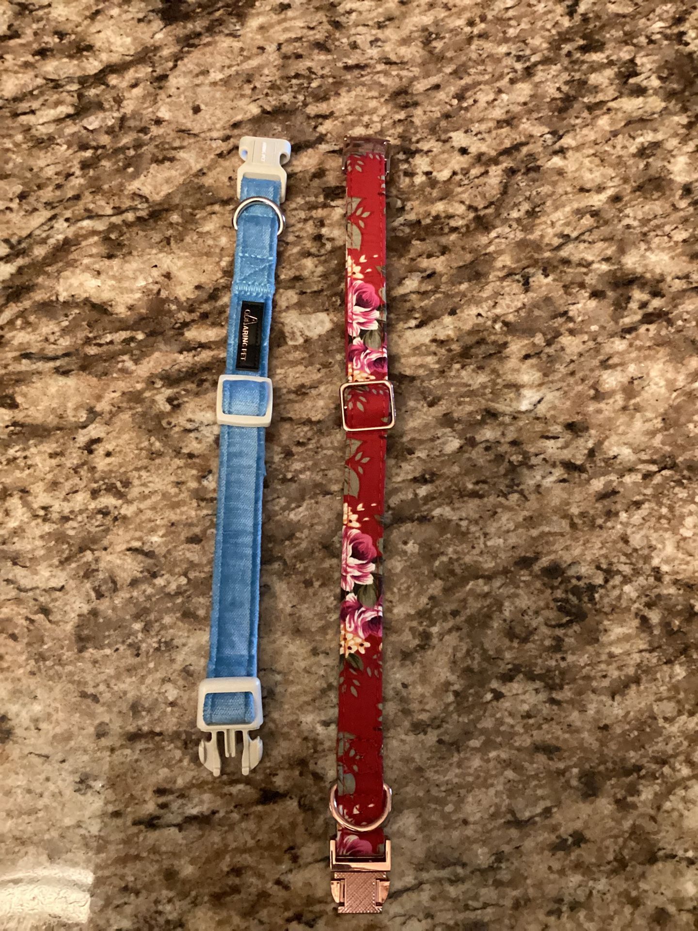 Two Brand New Dog Collars That Adjust Up To 18 Inches