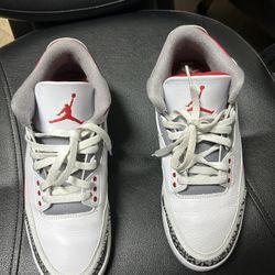 Jordan 3 Fire Red Size 9.5